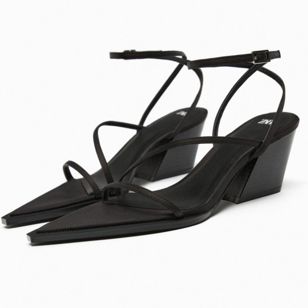 NWT zara strappy heels